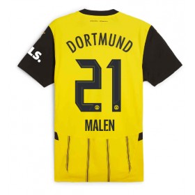 Borussia Dortmund Donyell Malen #21 Heimtrikot 2024-25 Kurzarm